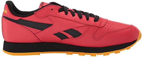Reebok Classic - Zapatillas de piel para hombre, Rojo (Radiante rojo/negro/dorado), 40 EU