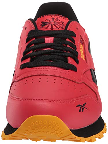 Reebok Classic - Zapatillas de piel para hombre, Rojo (Radiante rojo/negro/dorado), 40 EU