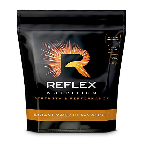 Reflex Nutrition Mezcla De Proteína Reflex Nutrition Con Más De 1000 Calorías Por Porción (Fresa) (5,4 Kg) 5570 g