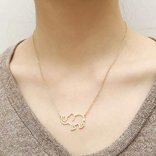 Regalo de cumpleaños 58 para mujer – Collar de elefante de plata de ley 925 para mujer, 58 años de edad, regalos de cumpleaños para mujeres, regalo divertido de 58 cumpleaños para mujer