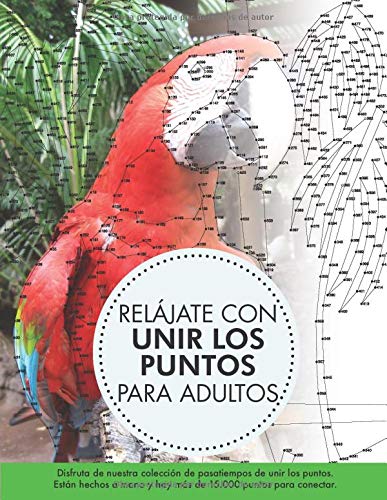 Relájate con Unir los puntos para adultos: Disfruta de nuestra colección de pasatiempos de unir los puntos.  Están hechos a mano y hay más de 15.000 puntos para conectar.