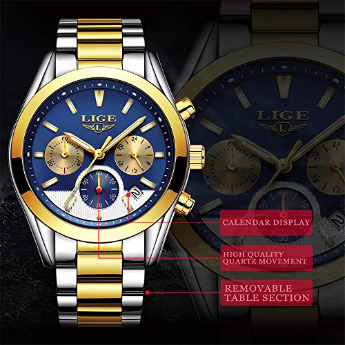 Relogio Masculino Relojes para Hombre Top Brand Luxury Fashion Casual Relojde Cuero Relojde Cuarzo Resistente al Agua Hombres Cronógrafo Deportivo