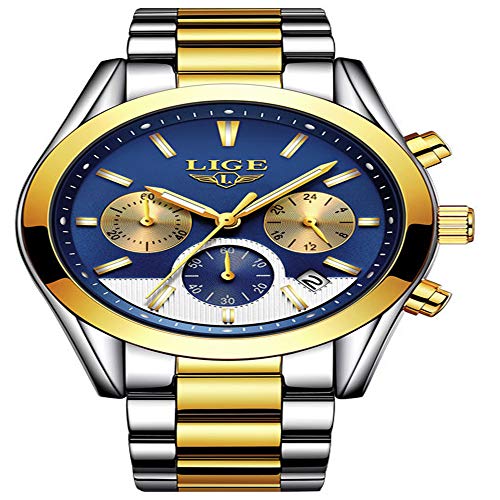 Relogio Masculino Relojes para Hombre Top Brand Luxury Fashion Casual Relojde Cuero Relojde Cuarzo Resistente al Agua Hombres Cronógrafo Deportivo