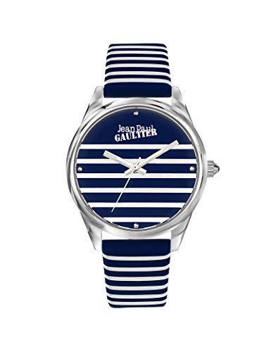 Reloj Jean-Paul Gaultier de piel para mujer, color azul