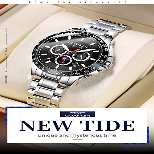 Relojes de Hombre Mecánica Moda Deportiva Impermeable Automático Relojes Masculinos Semana Fecha Reloj de Negocios Reloj Hombre