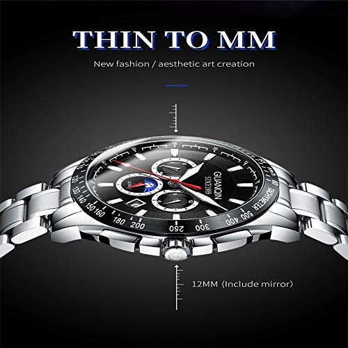 Relojes de Hombre Mecánica Moda Deportiva Impermeable Automático Relojes Masculinos Semana Fecha Reloj de Negocios Reloj Hombre