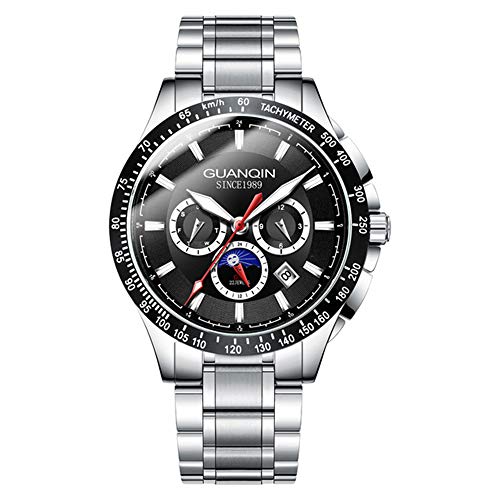 Relojes de Hombre Mecánica Moda Deportiva Impermeable Automático Relojes Masculinos Semana Fecha Reloj de Negocios Reloj Hombre