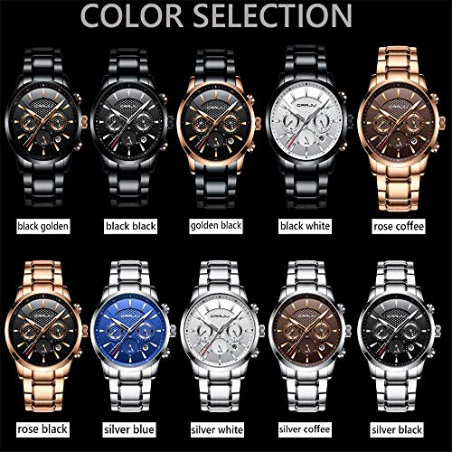 Relojpara Hombre Relojde Cuarzo para Hombre Relojes de Moda Marca Funcional Relojde Acero Completo para Negocios Relojimpermeable Relogio Masculino