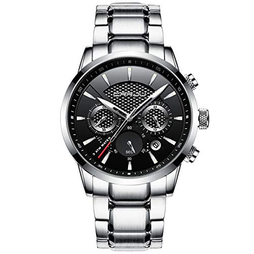 Relojpara Hombre Relojde Cuarzo para Hombre Relojes de Moda Marca Funcional Relojde Acero Completo para Negocios Relojimpermeable Relogio Masculino