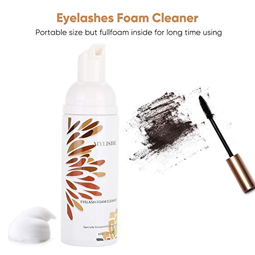 Removedor profesional de la espuma de las pestañas, Limpiador del retiro de la extensión de la pestaña mágica con cepillo de limpieza(#1)
