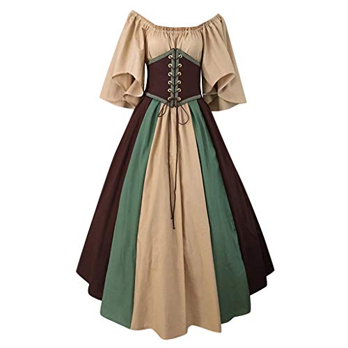 Reooly Medieval Disfraces Adultos Mujer Disfraces de Halloween Disfraces Halloween Mujer Originales Sexy Tallas Grandes Medievales Medievales Mujer Disfraces Halloween Talla