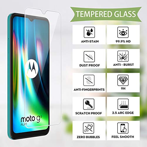 Reshias Funda para Xiaomi Poco X3 NFC + [2 Pack] Cristal Templado Protector de Pantalla, Suave TPU Transparente Gel Silicona Protectora Carcasa para Xiaomi Poco X3 NFC 6.5"