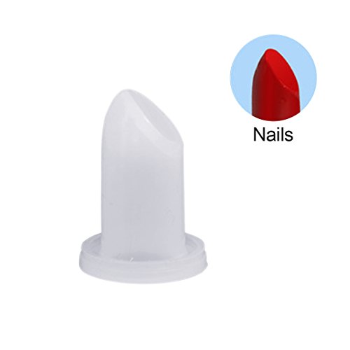 RETYLY 4pcs casera DIY 12.1mm lapiz labial tubo de llenado la cabeza de silicona maquillaje molde estilo de herramientas de belleza de lapiz labial de silicona: boca de pajaro flores de unas rosa