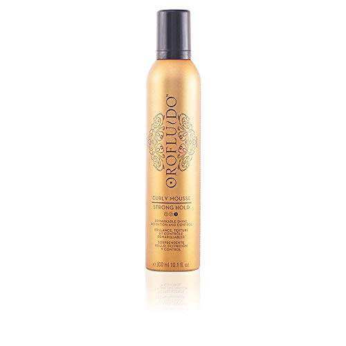 Revlon Orofluido Curly Mousse Strong Hold Tratamiento Capilar - 300 ml