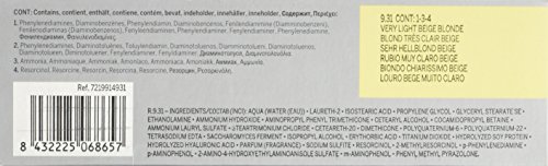 Revlon Revlonissimo Colorsmetique, Tinte para el Cabello 931 Rubio Muy Claro Beige - 60 ml