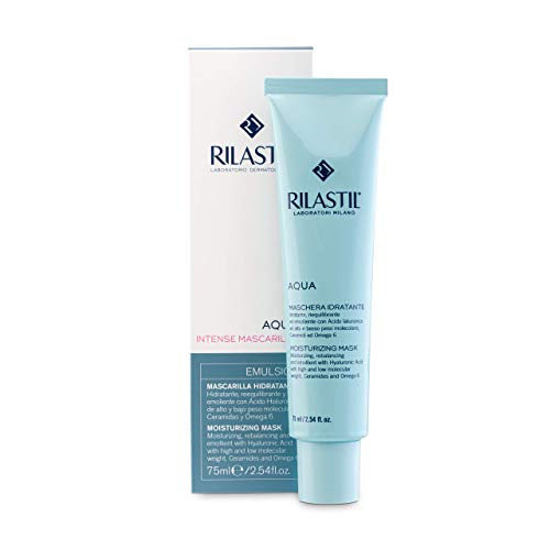 Rilastil Aqua Intense - Mascarilla Hidratante Intensiva para Todo Tipo de Pieles - 75 ml