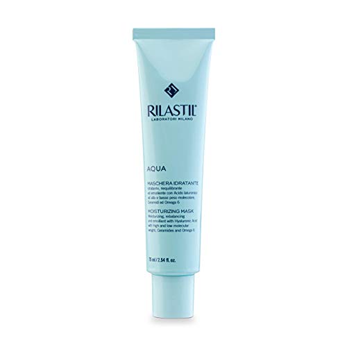 Rilastil Aqua Intense - Mascarilla Hidratante Intensiva para Todo Tipo de Pieles - 75 ml