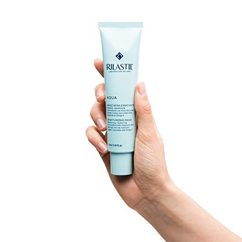 Rilastil Aqua Intense - Mascarilla Hidratante Intensiva para Todo Tipo de Pieles - 75 ml