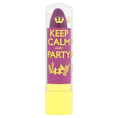Rimmel KEEP CALM AND PARTY BALSAMO DE LABIOS 050 VIOLET BLUSH Unisex adulto, Estándar
