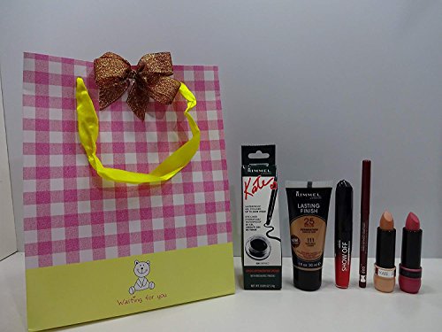Rimmel London - Juego de 6 bolsas de regalo para maquillaje