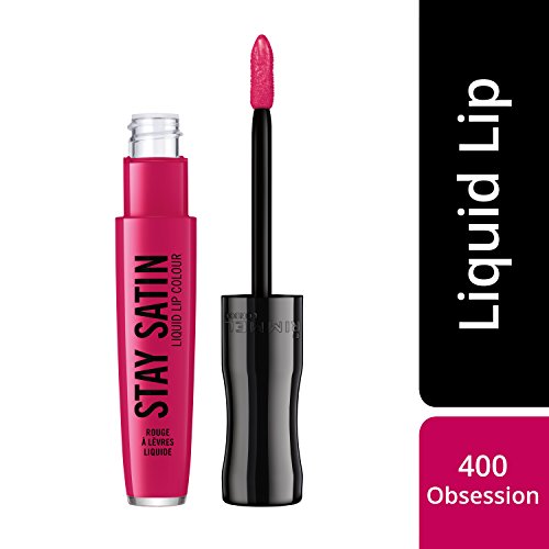 Rimmel London Stay Satin Liquid Lip Colour Barra De Labios, Tono 400 Obsession - 21 gr