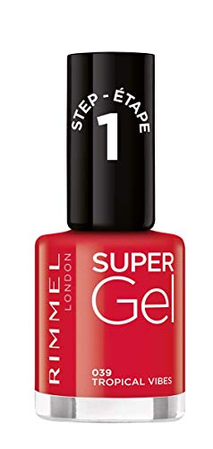 Rimmel London Super Gel, Esmalte de uñas (Tono 039 Tropical Vibes) - 12 ml.