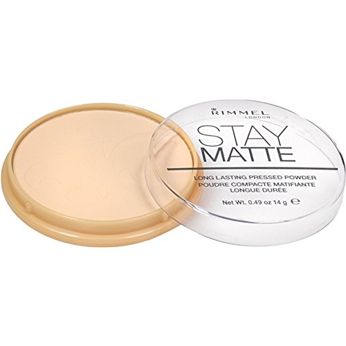 Rimmel Stay Matte Pressed Powder, Transparent [001], 0.49 oz by Rimmel