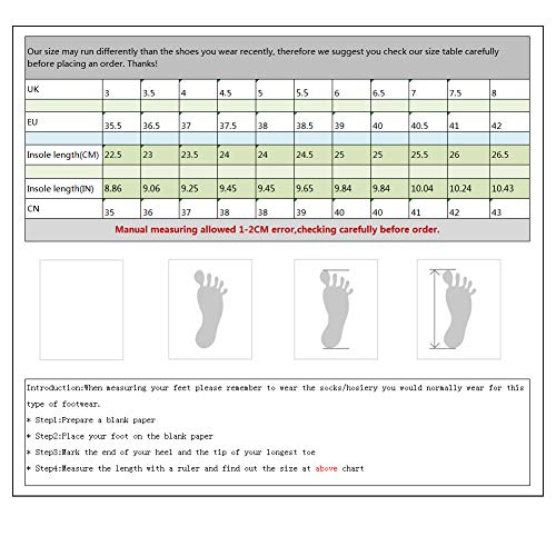 Rismart Mujer Brogue Dedo del Pie Puntiagudo Puntas De ala Oxfords Zapatos De Cordones SN02372(Marrón,EU38)