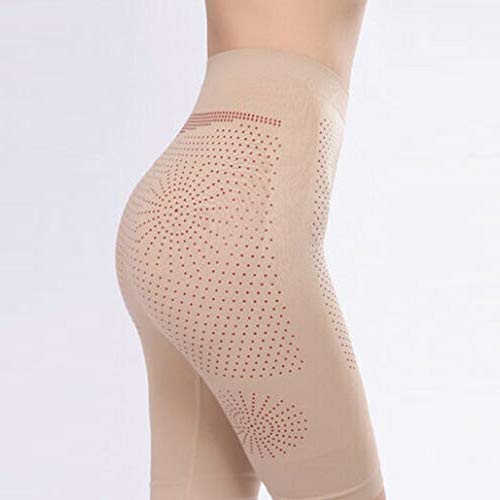 RISTHY Braga Adelgazante Quema Grasa Pantalones Faja Reductora Braguita Moldeadora Body Cintura Abdomen Shapewear Lenceria Push up Faja Reductora para Mujer (2piezas Beige, talla única)