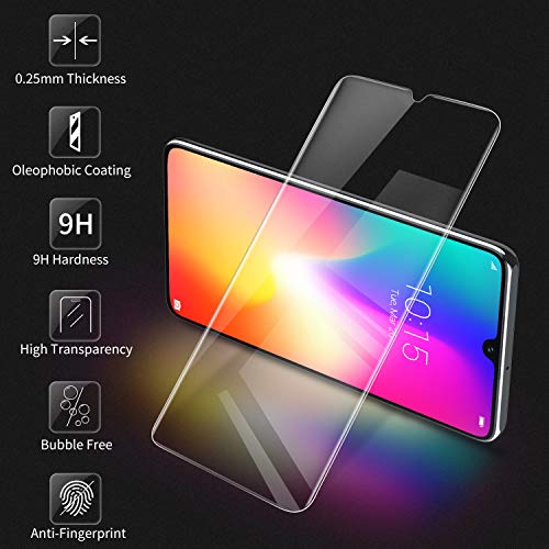 RIWNNI [3 Unidades Cristal Templado para Huawei P30, 0.25mm Ultra Fino Alta Definicion Protector Pantalla 9H Dureza Vidrio Templado Sin Burbujas para Huawei P30 - Transparente