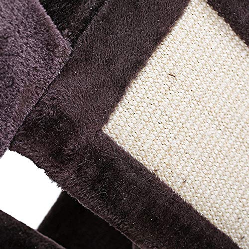 RKY Árboles para Gatos- Gato de Varias Capas Que Sube el Marco con el Gato del Gato del rasguño del túnel Plataforma de Salto Gato atalaya Gato árbol Gato Juguete Gato Resto Nido marrón /-/