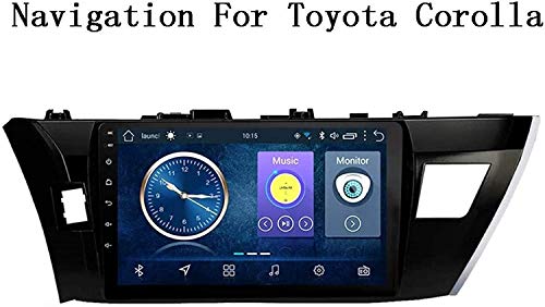 RLIRLI Navegación GPS con Pantalla táctil Completa LED HD de 10.1 Pulgadas Android 8.1 para Toyota Corolla 2014-2016 con estéreo, Sistemas navegación para automóviles, 4G + WiFi, 2 + 32G