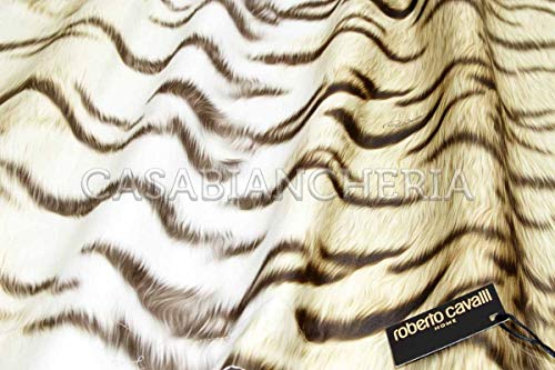 Roberto Cavalli - Juego de sábanas para cama de matrimonio Tiger Frame