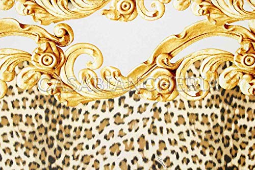 Roberto Cavalli - Juego de sábanas para cama de matrimonio Tiger Frame