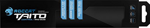 ROCCAT Taito Control Alfombrilla de Gaming – Superficie de Control Total, Borde Cosido y Duradero, Reverso de Goma, Material Duradero (400mm x 320mm x 3mm)