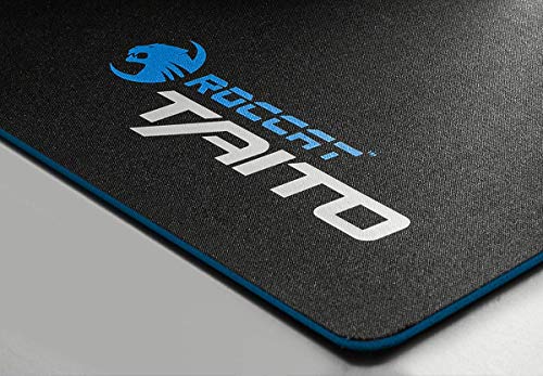 ROCCAT Taito Control Alfombrilla de Gaming – Superficie de Control Total, Borde Cosido y Duradero, Reverso de Goma, Material Duradero (400mm x 320mm x 3mm)