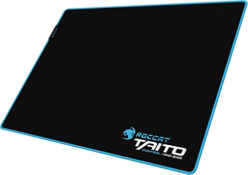 ROCCAT Taito Control Alfombrilla de Gaming – Superficie de Control Total, Borde Cosido y Duradero, Reverso de Goma, Material Duradero (400mm x 320mm x 3mm)