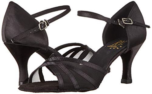Roch Valley Aphrodite - Zapatos Latinos para Mujer, Color Negro