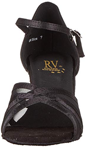 Roch Valley Aphrodite - Zapatos Latinos para Mujer, Color Negro