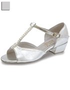 Roch Valley Marika - Zapatos de salón de baile para niña - Plateado, Coag, 34