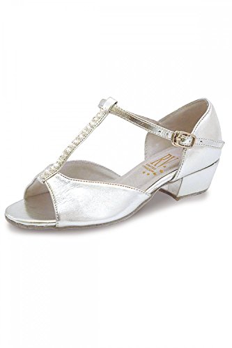 Roch Valley Marika - Zapatos de salón de baile para niña - Plateado, Coag, 34