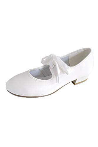 Roch Valley - Zapatos de tacón bajo para mujer, Blanco, 40 EU