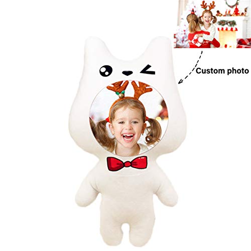 Romenoir Foto Personalizada Almohada De Felpa Imagen Tallada Funda De Almohada Funda De Almohada Aniversario De Navidad Personalizado Ideas De Cumpleaños Un Solo Lado Blanco Satsuma