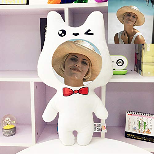 Romenoir Foto Personalizada Almohada De Felpa Imagen Tallada Funda De Almohada Funda De Almohada Aniversario De Navidad Personalizado Ideas De Cumpleaños Un Solo Lado Blanco Satsuma