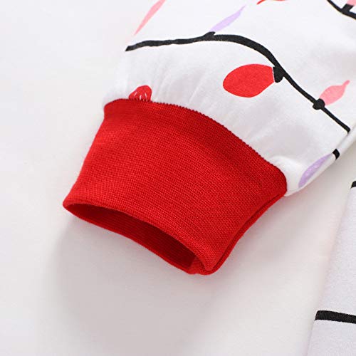 Ropa Conjunto de Pijamas Familiares de Navidad para Madre Bebé y Niño Blusa Manga Larga Rayas + Pantalones Monos Vestido,Traje de Ropa de Mujer Niños Gusspower