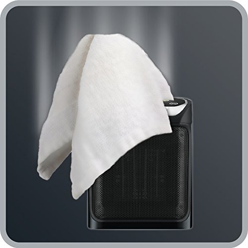 Rowenta SO9265F0 Mini Excel Eco - Calefactor cerámico de rápido calentamiento con potencia regulable de 1.000 W 1.800 W, termostato, función Eco, función silence solo 49 dBA