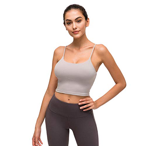 RRUI Medias para Mujer Medias de Mujer Nuevo Gather Cotton Blend Almohadillas para el Pecho de Las Mujeres Sexy Beauty Back Sports Gym Yoga Bra Solid Blue M