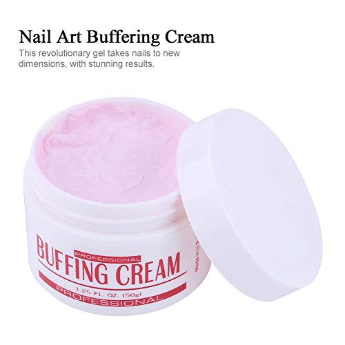 Ruiqas 3Pcs / Set Nail Art Buffing Cream + Nail Brush Buffer Barniz Esmalte + Tira de Pulido Nail Art S