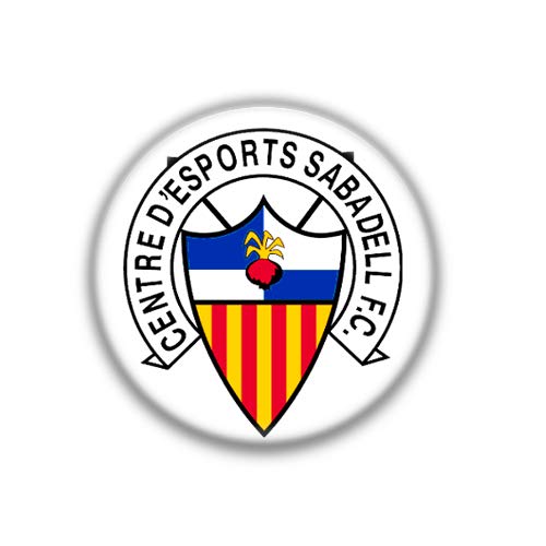 Sabadell : Liga Futbol Español, Pinback Button Badge 1.50 Inch (38mm)