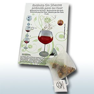 SABOREATE Y CAFE THE FLAVOUR SHOP Botánicos Silvestres para Gin Tonic Especias Para Cócteles. Aromatizante natural para la ginebra y licores Blancos - 12 unidades